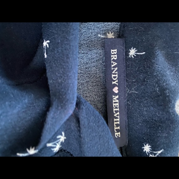 **SOLD** Brandy Melville Tropical Shirt - Picture 2 of 2